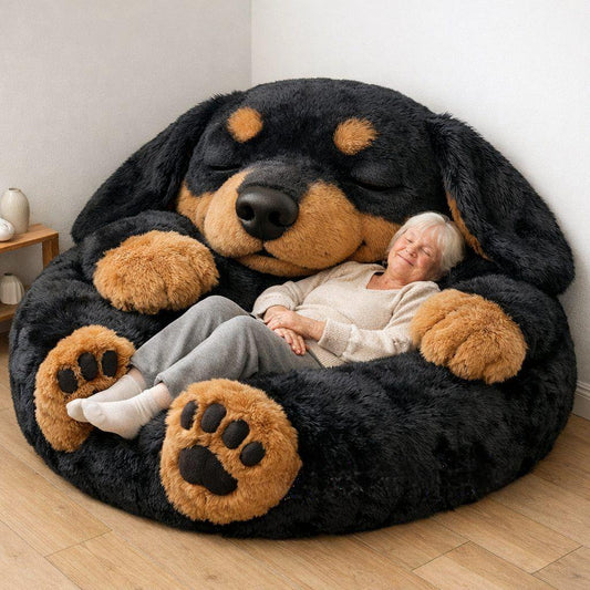 🔥Hot Sale 49% off🌟🐶 Fluffy dog sleeping bag– Soft, Warm & Purrfectly Cozy😴💤