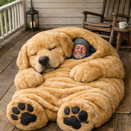 🔥Hot Sale 49% off🌟🐶 Fluffy dog sleeping bag– Soft, Warm & Purrfectly Cozy😴