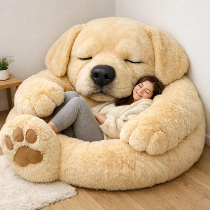 🔥Hot Sale 49% off🌟🐶 Fluffy dog sleeping bag– Soft, Warm & Purrfectly Cozy😴💤