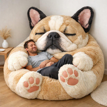 🔥Hot Sale 49% off🌟🐶 Fluffy dog sleeping bag– Soft, Warm & Purrfectly Cozy😴💤
